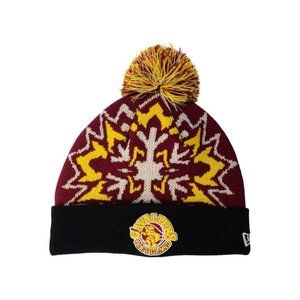 NEW ERA CLEVELAND CAVALIERS NBA CUFFED KNIT BEANIE HAT TOQUE GLOW FLAKE NWT
